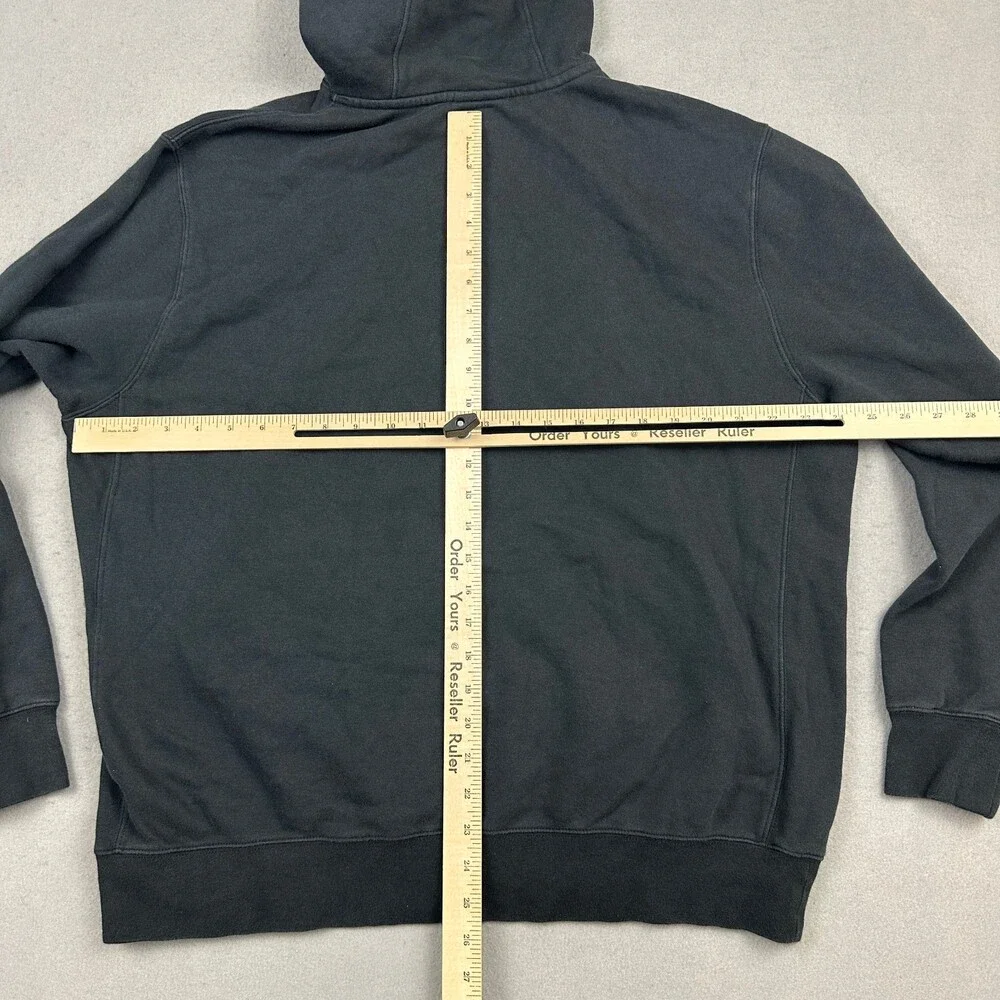 Nike Hoodie Men Large Black New York Pullover Fleece Sweatshirt Swoosh L